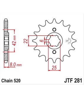 ΓΡΑΝΑΖΙ ΚΙΝΗΣΗΣ JT 520 13T
