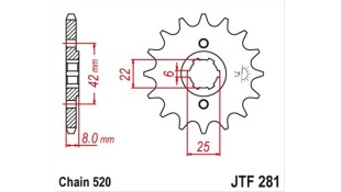 ΓΡΑΝΑΖΙ ΚΙΝΗΣΗΣ JT 520 13T