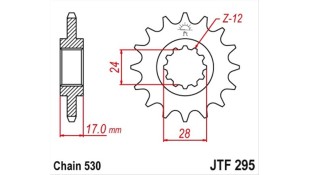 ΓΡΑΝΑΖΙ ΚΙΝΗΣΗΣ JT 530 14T ΑΝΤΑΛΛΑΚΤΙΚΑ