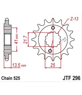 ΓΡΑΝΑΖΙ ΚΙΝΗΣΗΣ JT 525 15T ΑΝΤΑΛΛΑΚΤΙΚΑ