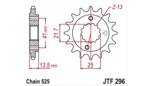 ΓΡΑΝΑΖΙ ΚΙΝΗΣΗΣ JT 525 15T ΑΝΤΑΛΛΑΚΤΙΚΑ