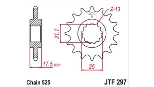 ΓΡΑΝΑΖΙ ΚΙΝΗΣΗΣ JT 525 15T ΑΝΤΑΛΛΑΚΤΙΚΑ