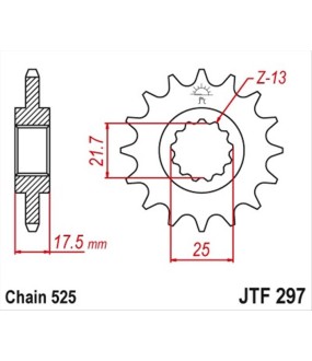 ΓΡΑΝΑΖΙ ΚΙΝΗΣΗΣ JT 525 15T ΑΝΤΑΛΛΑΚΤΙΚΑ