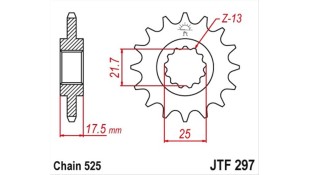 ΓΡΑΝΑΖΙ ΚΙΝΗΣΗΣ JT 525 15T