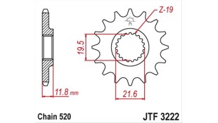 ΓΡΑΝΑΖΙ ΚΙΝΗΣΗΣ JT 520 11T