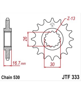 ΓΡΑΝΑΖΙ ΚΙΝΗΣΗΣ JT 530 14T ΑΝΤΑΛΛΑΚΤΙΚΑ