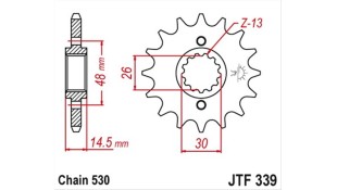 ΓΡΑΝΑΖΙ ΚΙΝΗΣΗΣ JT 530 15T ΑΝΤΑΛΛΑΚΤΙΚΑ