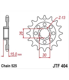 ΓΡΑΝΑΖΙ ΚΙΝΗΣΗΣ JT 525 15T ΑΝΤΑΛΛΑΚΤΙΚΑ