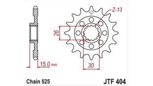 ΓΡΑΝΑΖΙ ΚΙΝΗΣΗΣ JT 525 15T