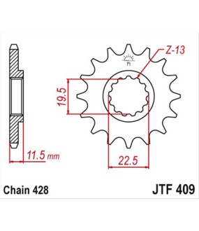 ΓΡΑΝΑΖΙ ΚΙΝΗΣΗΣ JT 428 14T