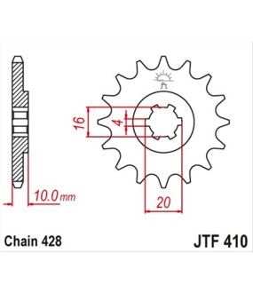 ΓΡΑΝΑΖΙ ΚΙΝΗΣΗΣ JT 428 13T ΑΝΤΑΛΛΑΚΤΙΚΑ