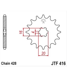 ΓΡΑΝΑΖΙ ΚΙΝΗΣΗΣ JT 428 13T ΑΝΤΑΛΛΑΚΤΙΚΑ