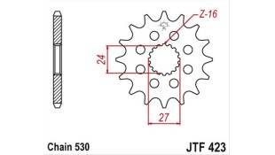 ΓΡΑΝΑΖΙ ΚΙΝΗΣΗΣ JT 530 16T