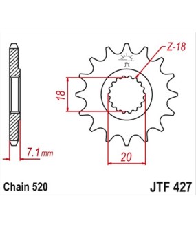 ΓΡΑΝΑΖΙ ΚΙΝΗΣΗΣ JT 520 11T