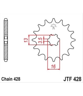 ΓΡΑΝΑΖΙ ΚΙΝΗΣΗΣ JT 428 12T ΑΝΤΑΛΛΑΚΤΙΚΑ