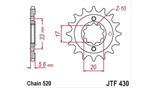 ΓΡΑΝΑΖΙ ΚΙΝΗΣΗΣ JT 520 12T