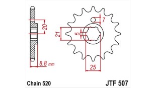 ΓΡΑΝΑΖΙ ΚΙΝΗΣΗΣ JT 520 13T