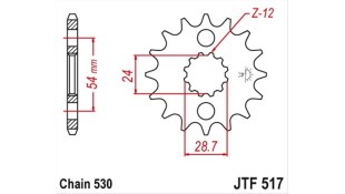 ΓΡΑΝΑΖΙ ΚΙΝΗΣΗΣ JT 530 16T
