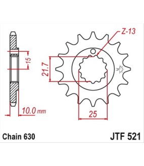 ΓΡΑΝΑΖΙ ΚΙΝΗΣΗΣ JT 630 15T ΑΝΤΑΛΛΑΚΤΙΚΑ