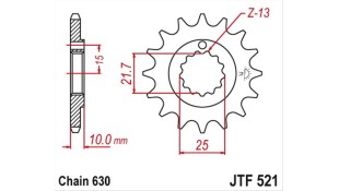 ΓΡΑΝΑΖΙ ΚΙΝΗΣΗΣ JT 630 15T ΑΝΤΑΛΛΑΚΤΙΚΑ