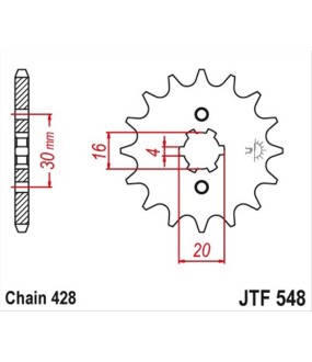 ΓΡΑΝΑΖΙ ΚΙΝΗΣΗΣ JT 428 14T