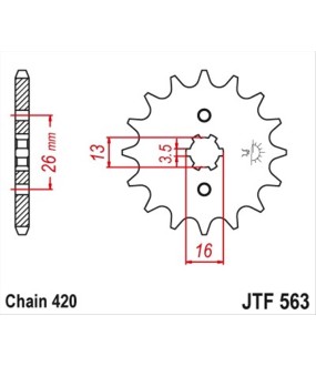 ΓΡΑΝΑΖΙ ΚΙΝΗΣΗΣ JT 420 11T