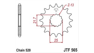 ΓΡΑΝΑΖΙ ΚΙΝΗΣΗΣ JT 520 12T ΑΝΤΑΛΛΑΚΤΙΚΑ