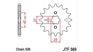 ΓΡΑΝΑΖΙ ΚΙΝΗΣΗΣ JT 520 12T