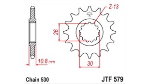 ΓΡΑΝΑΖΙ ΚΙΝΗΣΗΣ JT 530 15T ΑΝΤΑΛΛΑΚΤΙΚΑ