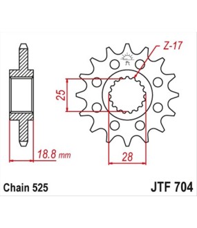 ΓΡΑΝΑΖΙ ΚΙΝΗΣΗΣ JT 525 15T