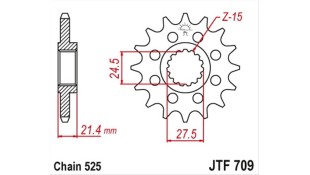 ΓΡΑΝΑΖΙ ΚΙΝΗΣΗΣ JT 525 15T ΑΝΤΑΛΛΑΚΤΙΚΑ