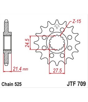 ΓΡΑΝΑΖΙ ΚΙΝΗΣΗΣ JT 525 15T ΑΝΤΑΛΛΑΚΤΙΚΑ