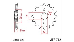 ΓΡΑΝΑΖΙ ΚΙΝΗΣΗΣ JT 428 13T