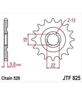 ΓΡΑΝΑΖΙ ΚΙΝΗΣΗΣ JT 520 13T