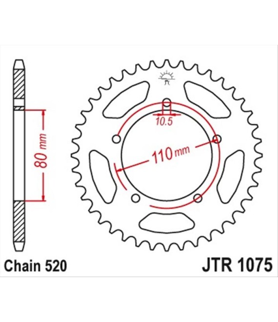 ΓΡΑΝΑΖΙ ΤΡΟΧΟΥ JT 520 39T SPARE PARTS ΓΡΑΝΑΖΙ ΤΡΟΧΟΥ JT 520 39T