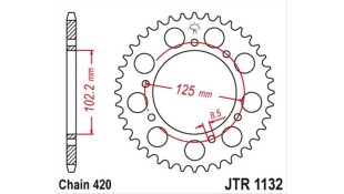 ΓΡΑΝΑΖΙ ΤΡΟΧΟΥ JT 420 48T ΑΝΤΑΛΛΑΚΤΙΚΑ