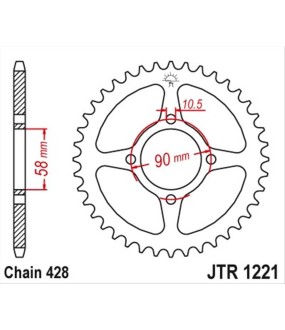 ΓΡΑΝΑΖΙ ΤΡΟΧΟΥ JT 428 42T ΑΝΤΑΛΛΑΚΤΙΚΑ