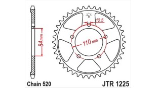 ΓΡΑΝΑΖΙ ΤΡΟΧΟΥ JT 520 36T