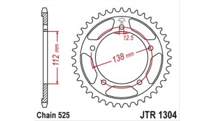 ΓΡΑΝΑΖΙ ΤΡΟΧΟΥ JT 525 38T ΑΝΤΑΛΛΑΚΤΙΚΑ