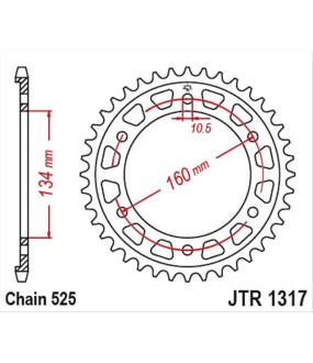 ΓΡΑΝΑΖΙ ΤΡΟΧΟΥ JT 525 43T