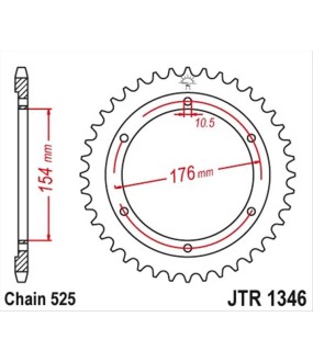 ΓΡΑΝΑΖΙ ΤΡΟΧΟΥ JT 525 43T ΑΝΤΑΛΛΑΚΤΙΚΑ