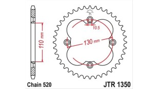 ΓΡΑΝΑΖΙ ΤΡΟΧΟΥ JT 520 36T ΑΝΤΑΛΛΑΚΤΙΚΑ