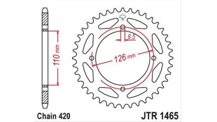 ΓΡΑΝΑΖΙ ΤΡΟΧΟΥ JT 420 46T ΑΝΤΑΛΛΑΚΤΙΚΑ