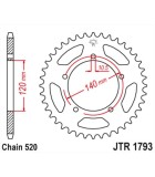 ΓΡΑΝΑΖΙ ΤΡΟΧΟΥ JT 520 42T ΑΝΤΑΛΛΑΚΤΙΚΑ