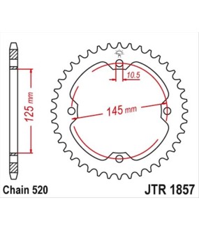 ΓΡΑΝΑΖΙ ΤΡΟΧΟΥ JT 520 36T ΑΝΤΑΛΛΑΚΤΙΚΑ