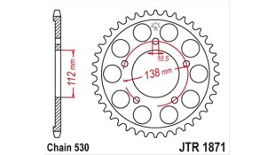 ΓΡΑΝΑΖΙ ΤΡΟΧΟΥ JT 530 48T