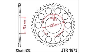 ΓΡΑΝΑΖΙ ΤΡΟΧΟΥ JT 532 48T