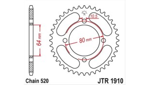 ΓΡΑΝΑΖΙ ΤΡΟΧΟΥ JT 520 32T ΑΝΤΑΛΛΑΚΤΙΚΑ