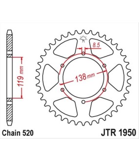 ΓΡΑΝΑΖΙ ΤΡΟΧΟΥ JT 520 48T ΑΝΤΑΛΛΑΚΤΙΚΑ