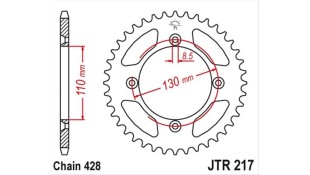 ΓΡΑΝΑΖΙ ΤΡΟΧΟΥ JT 428 49T ΑΝΤΑΛΛΑΚΤΙΚΑ